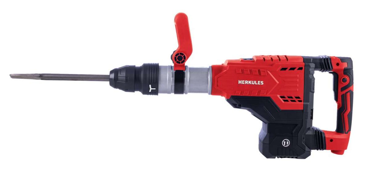 Elektro-Abbruchhammer AB2000 Herkules von Scheppach, seitliche Ansicht.