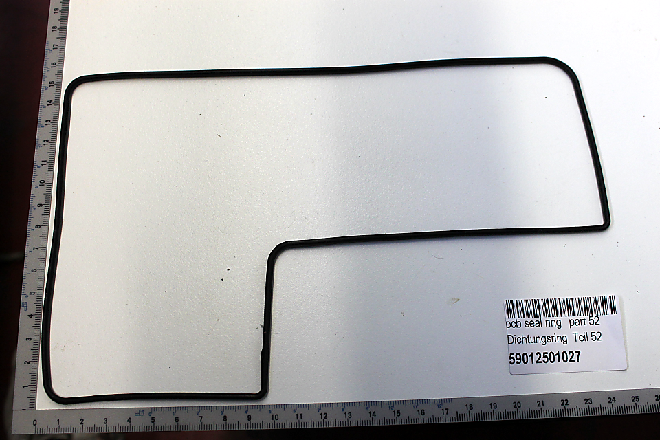 Scheppach-Dichtungsring (Teil 52) für PCB-Steckverbindungen, weißes Profil