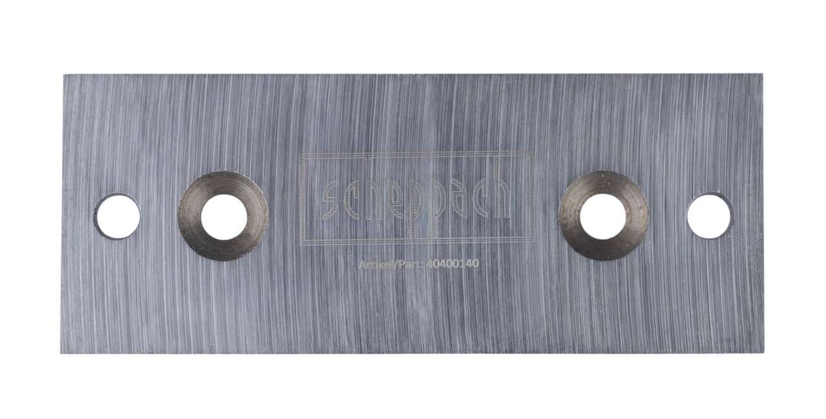 Wendemesser 100 x 40 x 4 mm 2 Stück von Scheppach, Artikel/Part: 40400140, Ansicht von oben.