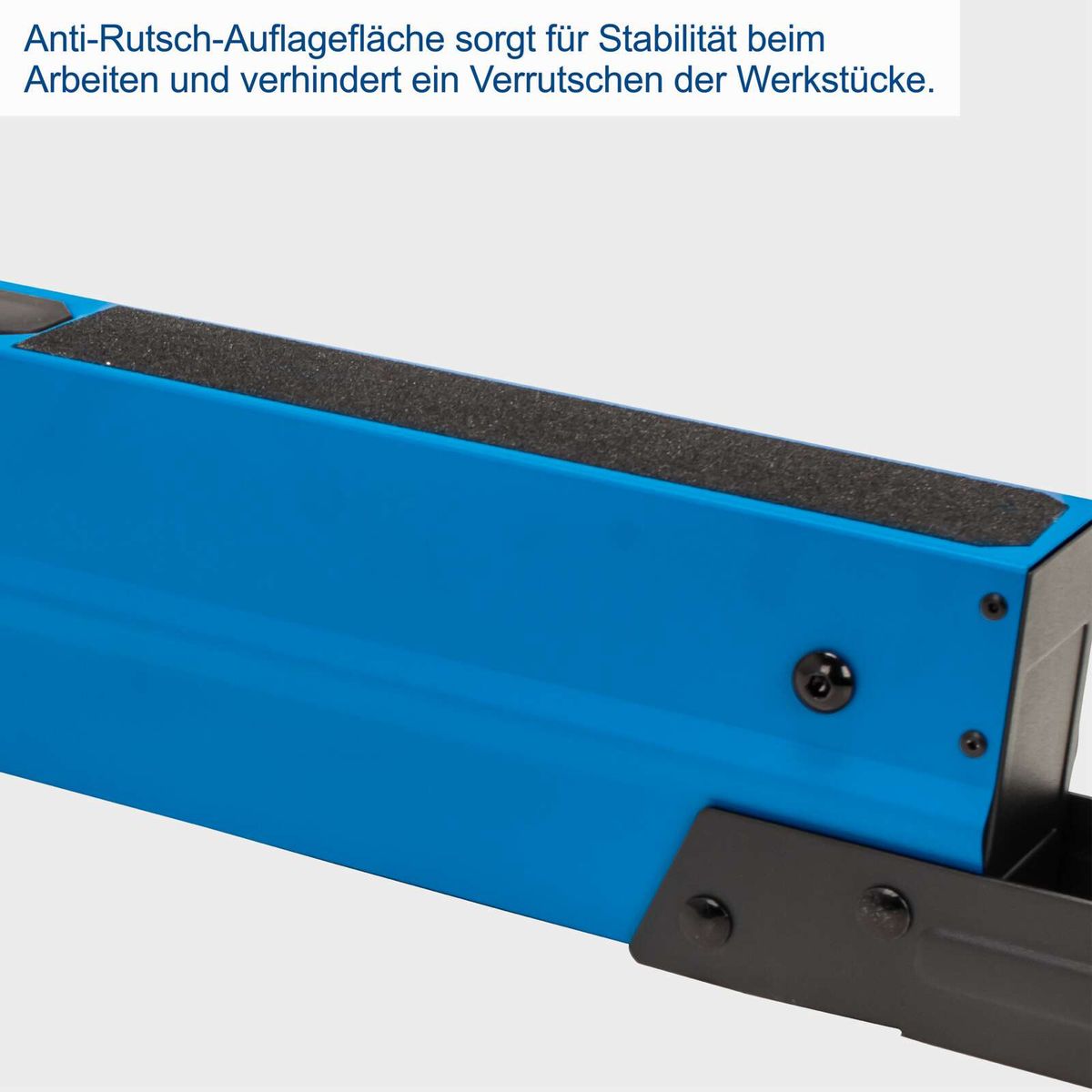 Anti-Rutsch-Aufnahmefläche für Stabilität beim Arbeiten und Verhindern des Verschiebens von Werkstücken