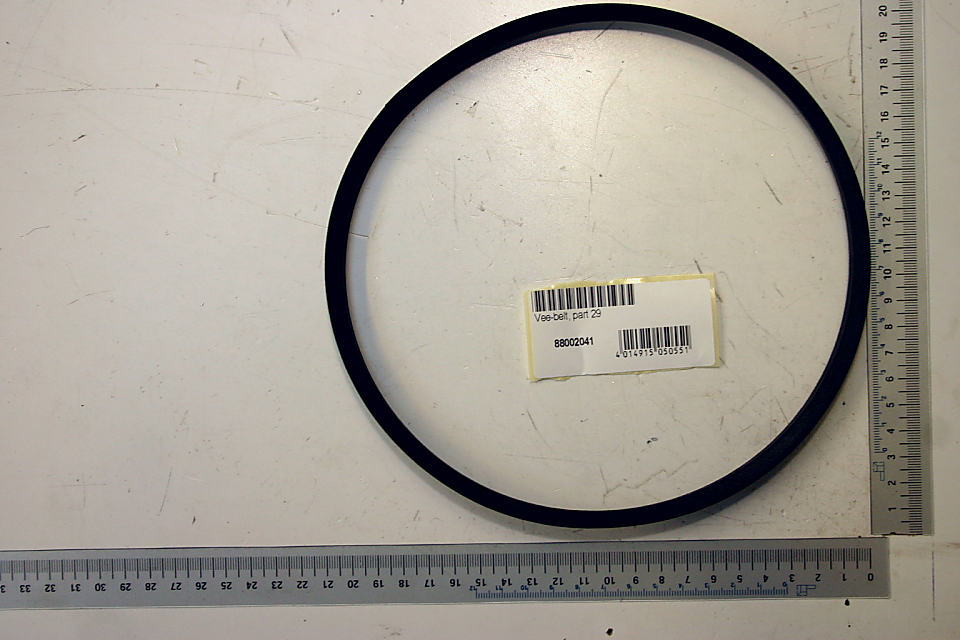 Keilriemen Z622Ld/6x10x600Li Z24, Artikelnummer 88002041, von vorne fotografiert.