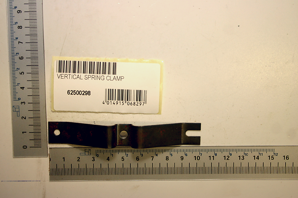 Andrückfeder von Scheppach, Artikelnummer 62500298, gezeigt von der Seite.