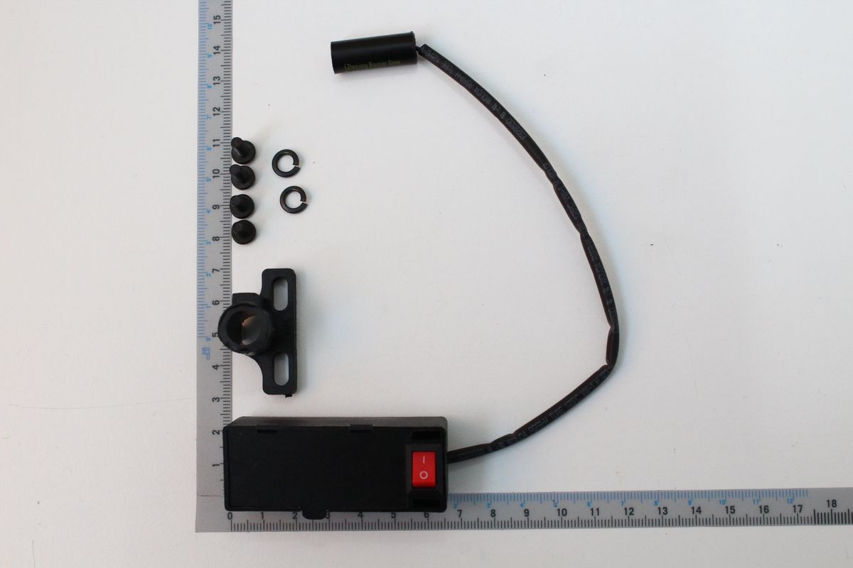 Scheppach-Laser-Kabel mit Anschluss- und Befestigungselementen, 100 mm Länge