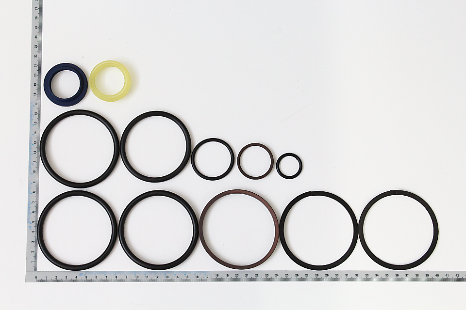 Set aus O-Ringen und Dichtringen für Zylinder mit verschiedenen Durchmessern