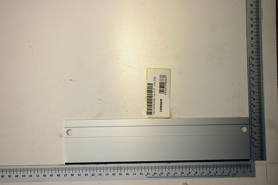 Scheppach Tischuntersetzer mit Beschriftung und Barcode