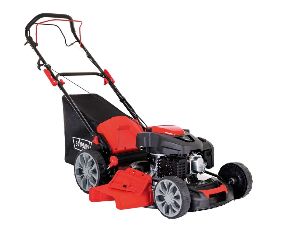 Scheppach Benzin-Rasenmäher MS225-56 mit Motor und Fangbox
