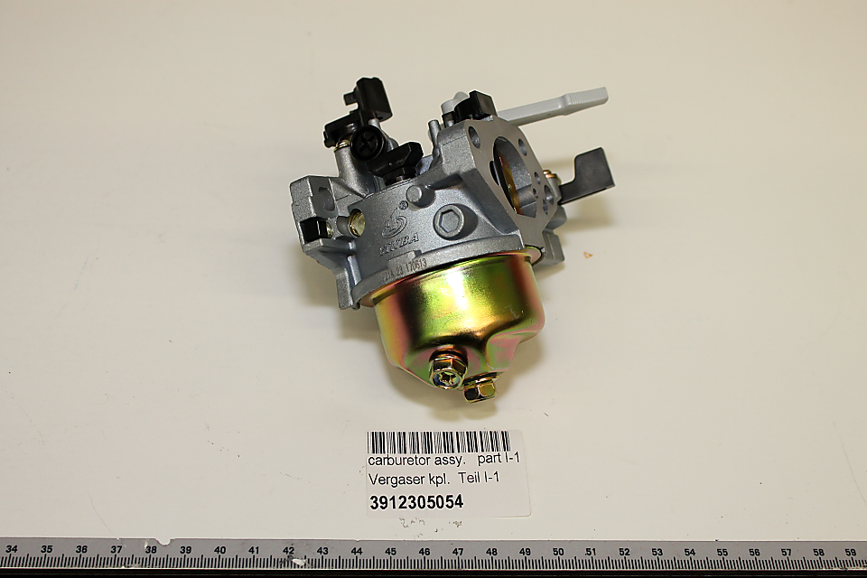 Scheppach-Karbürlerasselie mit Teilenummer 3912305054