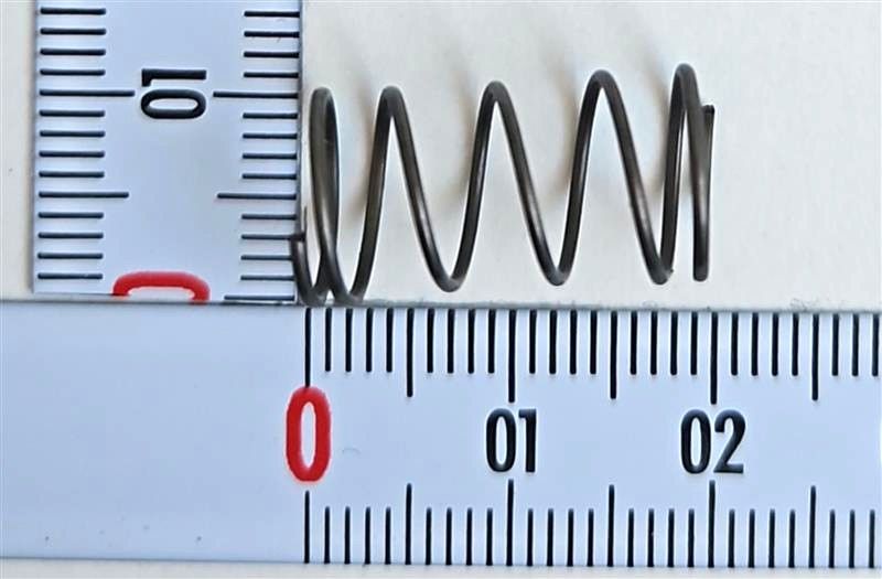 Scheppach-Druckfeder mit Maßband für präzise Länge