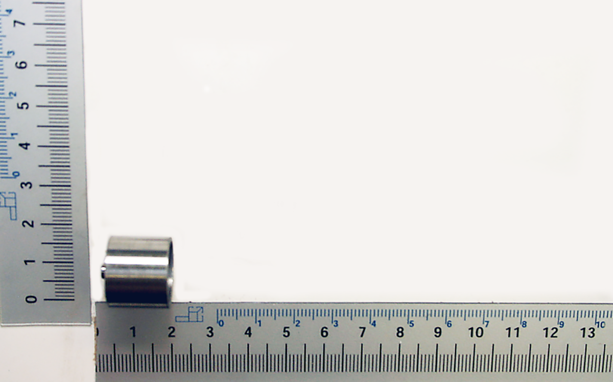 Scheppach-Messskala mit integriertem Messobjekt