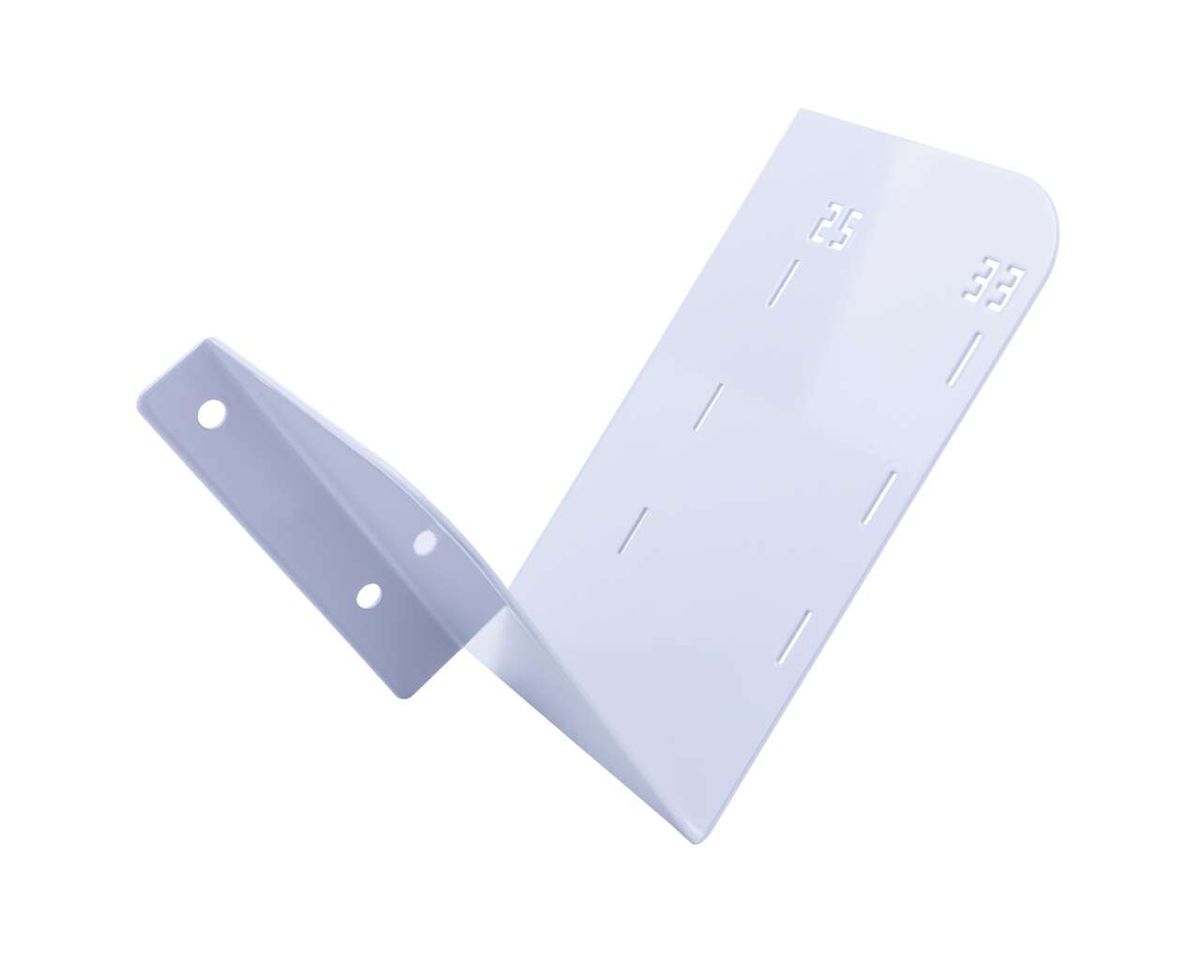 Wippenverlängerung Scheppach, gezeigt von der Seite mit Befestigungslöchern.