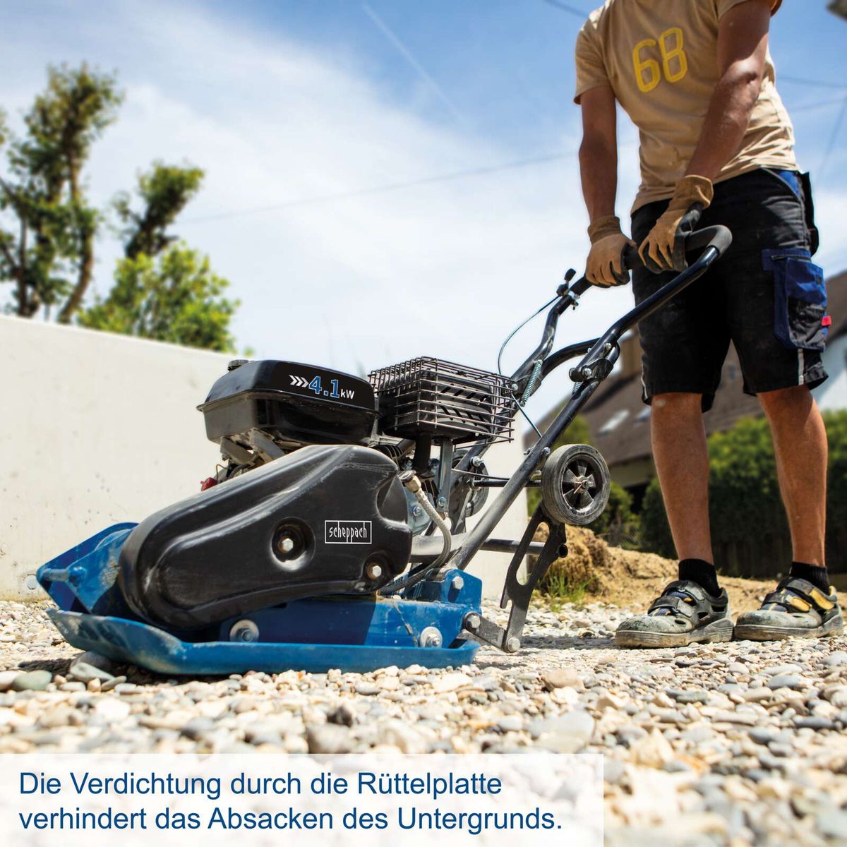 Vibrationsplatte zur Verhinderung des Absackens des Untergrunds für Bodenverdichtung