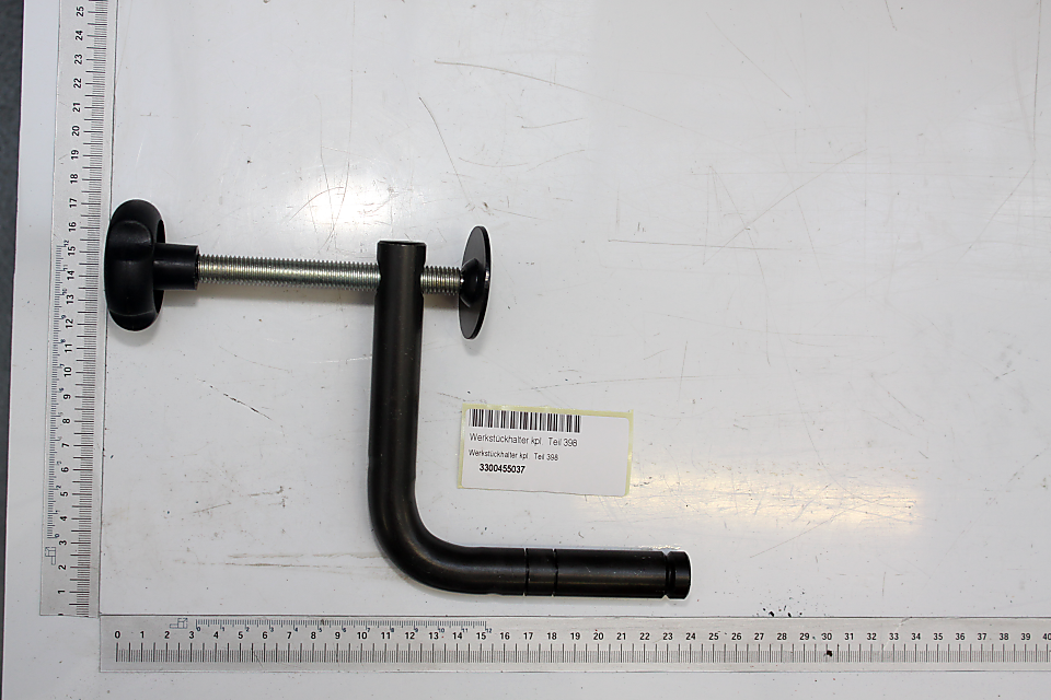 Scheppach-Werkstückhalter mit Handgriff und Halterung für Werkstück (Bild: Teil 3300455037)