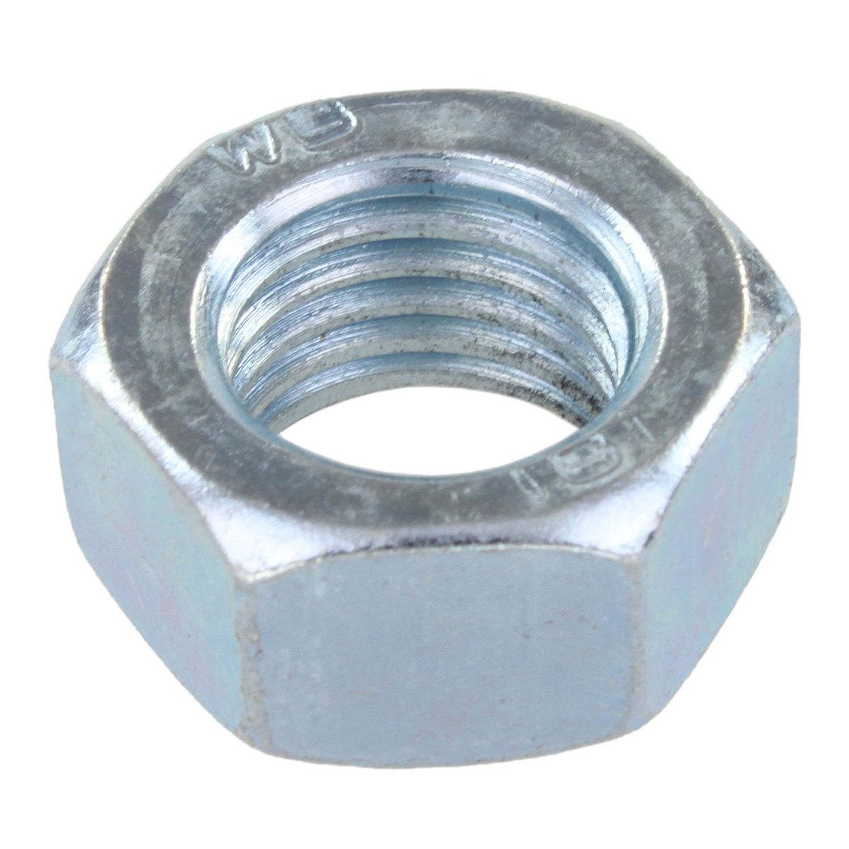 Sechskantmutter M20x1,5 von Scheppach. Die Mutter ist von oben gezeigt.