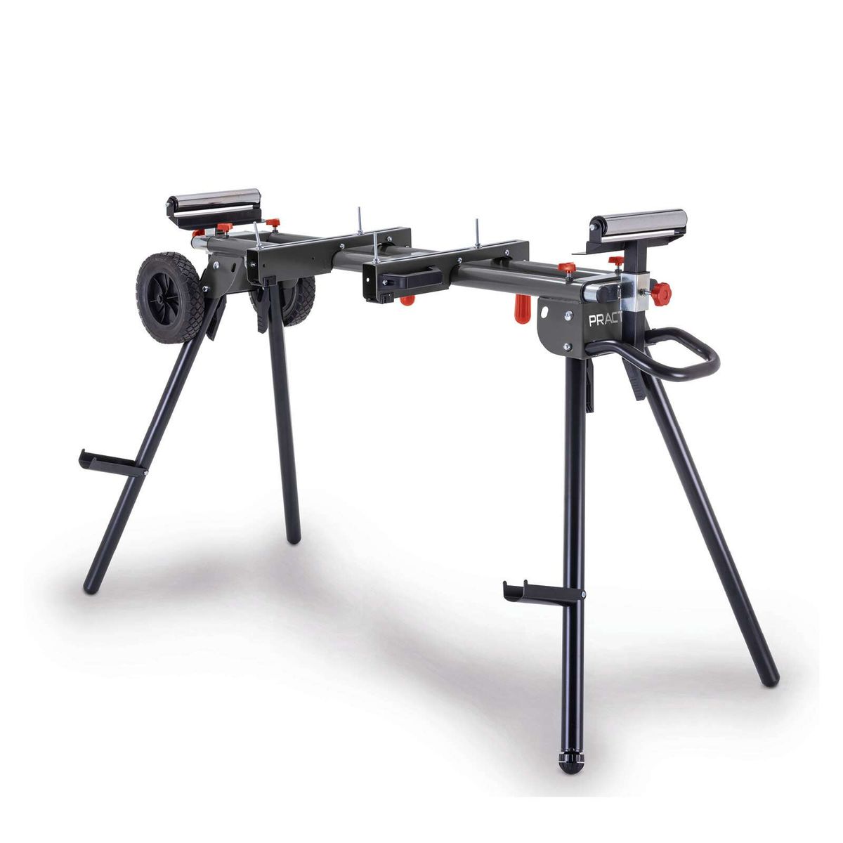 Ausziehbares Untergestell mit Rollen und Griff für Practixx-System, 1185–2000 mm Länge, Traglast 200 kg