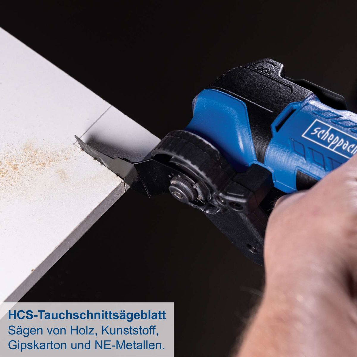 HCS-Tauchschnittsägeblatt für Scheppach-Sägen, geeignet für Holz, Kunststoff, Gipskarton und NE-Metalle