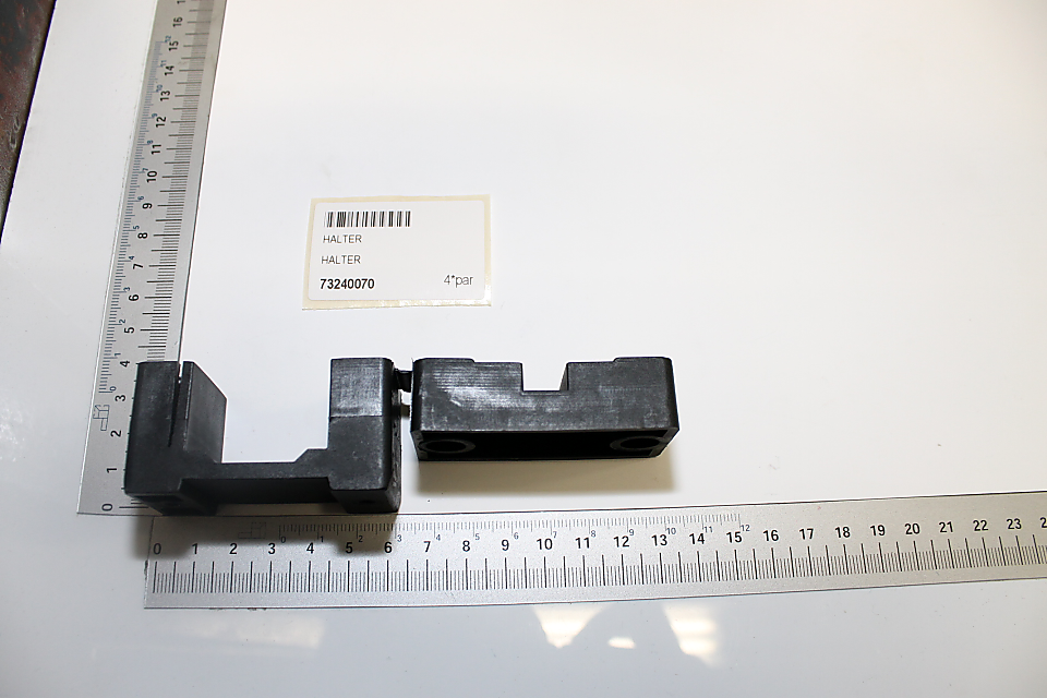 Scheppach-Halterteil (Teil des Haltersystems) mit integriertem Halterungsprofil