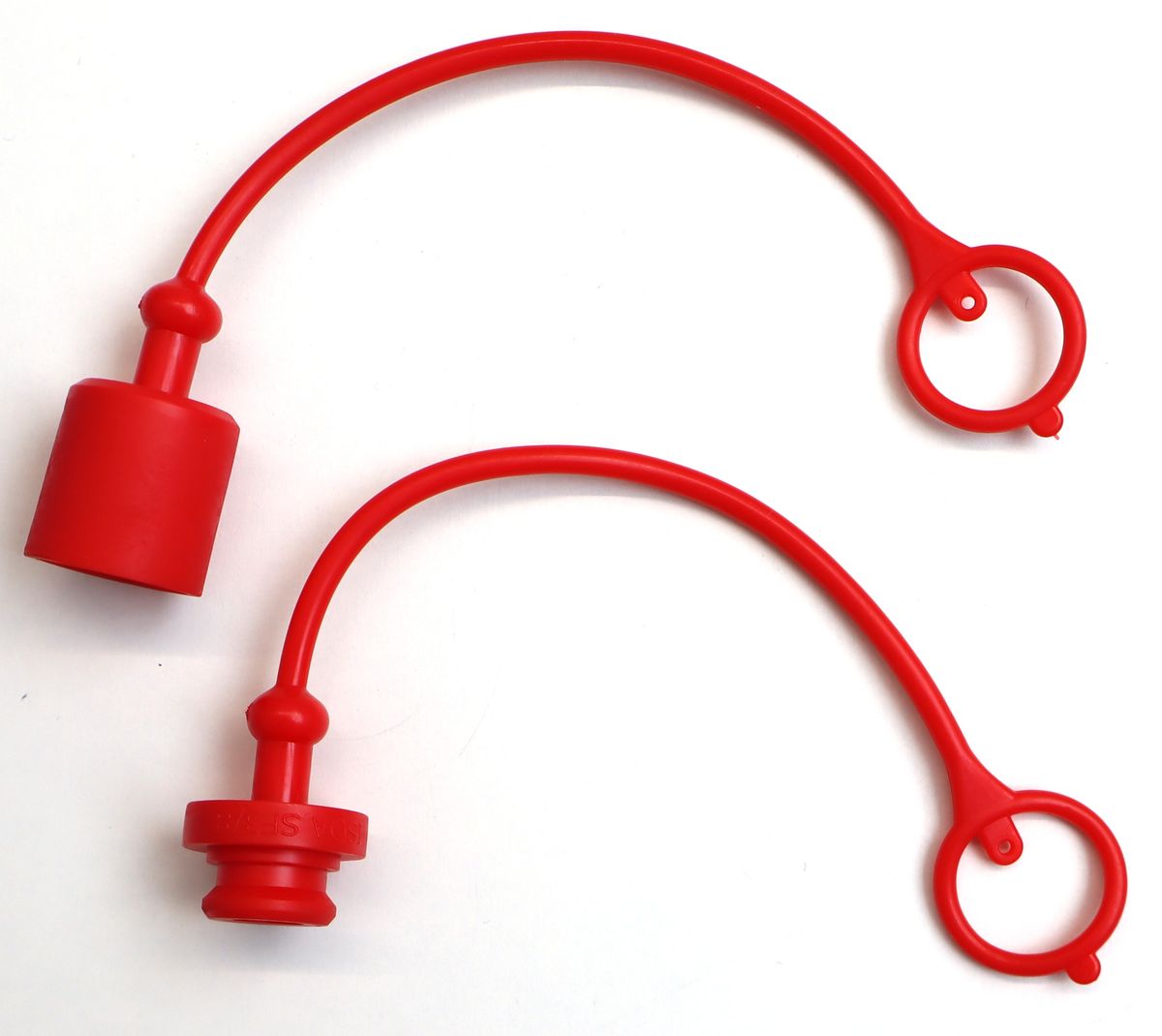 Hydraulikschnellkupplungs-Schutzkappe mit Abdeckhülse und Halterung