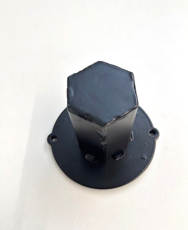 Scheppach-Bohrkopf mit hexagonalem Kopf und flachem Unterteil