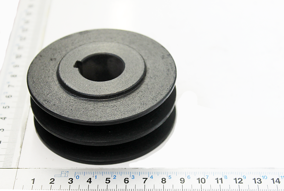 Scheppach-Riemenscheibe mit zentralem Loch, Teil der Riemenscheiben-Serie