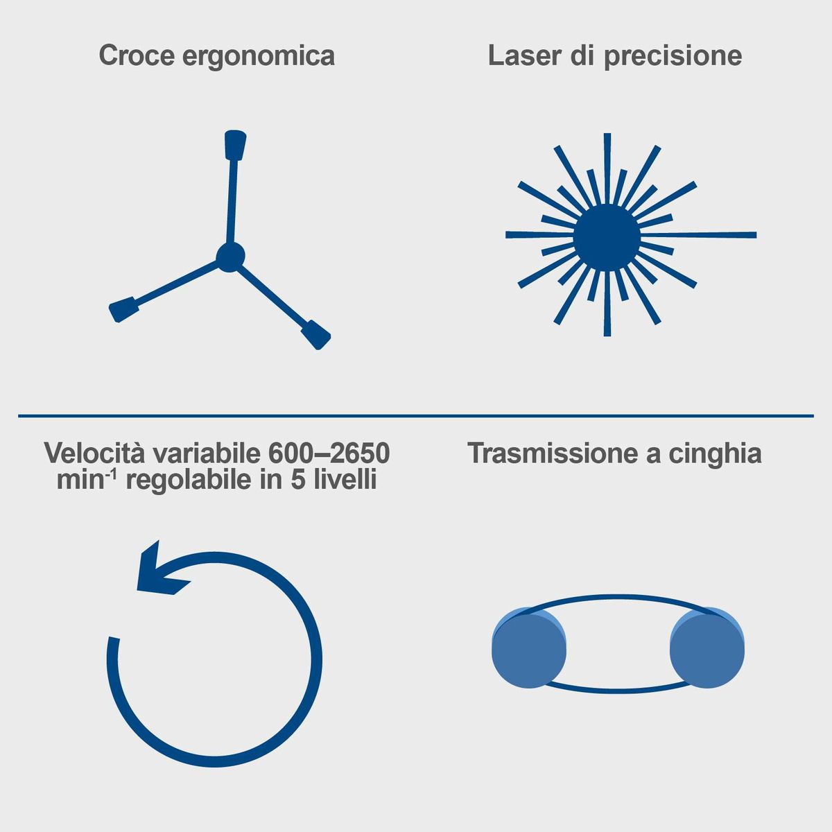 The Scheppach DP16VLS bench pillar drill features a variable speed of 600–2650 min⁻¹ adjustable in 5 levels. It includes a belt drive, an ergonomic clamp, and a precision laser.