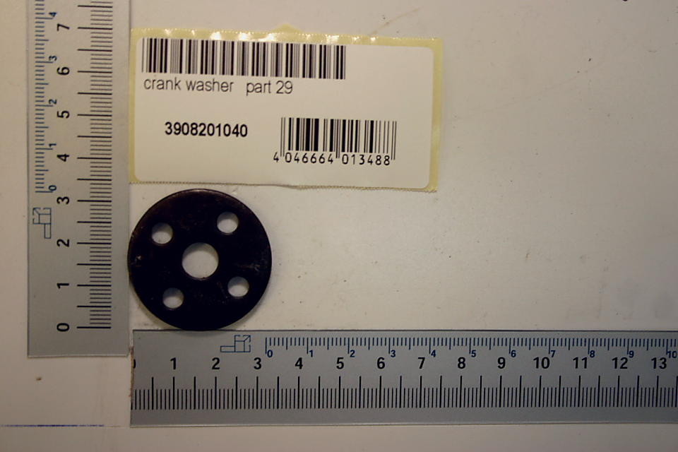 Kurbelwäsche (Teil 29) – Scheppach-Produkt aus der Set-Serie 'Kurbel-Unterlegscheibe'