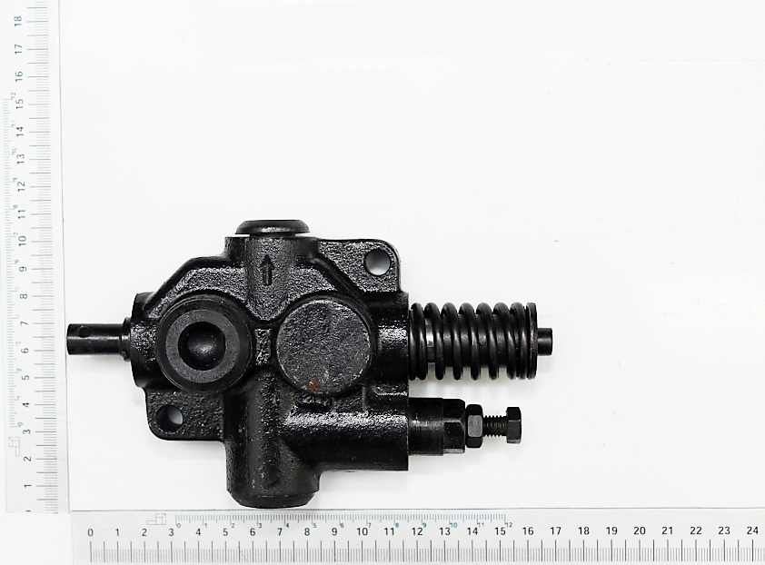 Scheppach-Steuerventil mit integriertem Messzylinder und Anschluss für M20x1,5