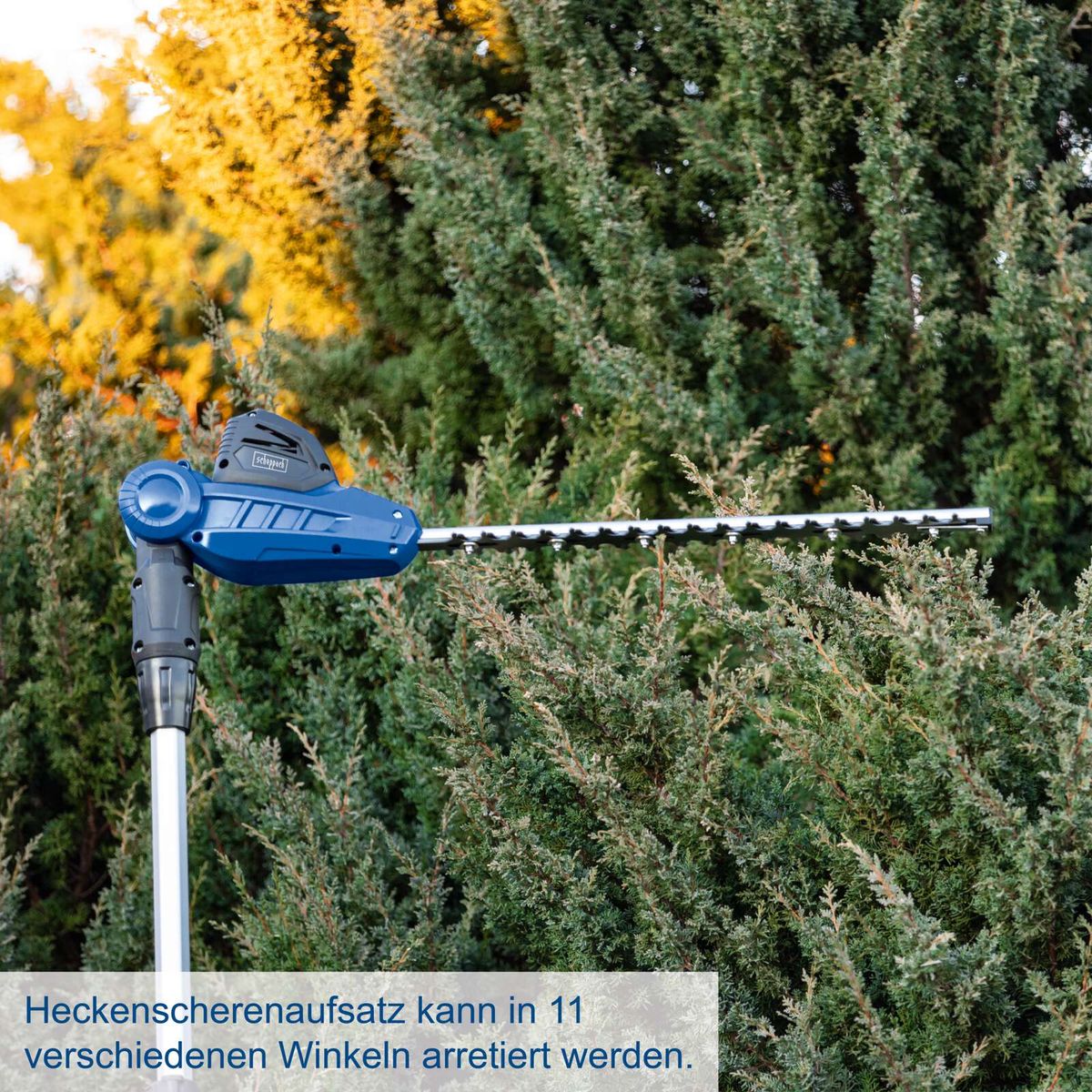 Hebkenscherenaufsatz mit 11 einstellbaren Winkeln für präzise Schnittführung