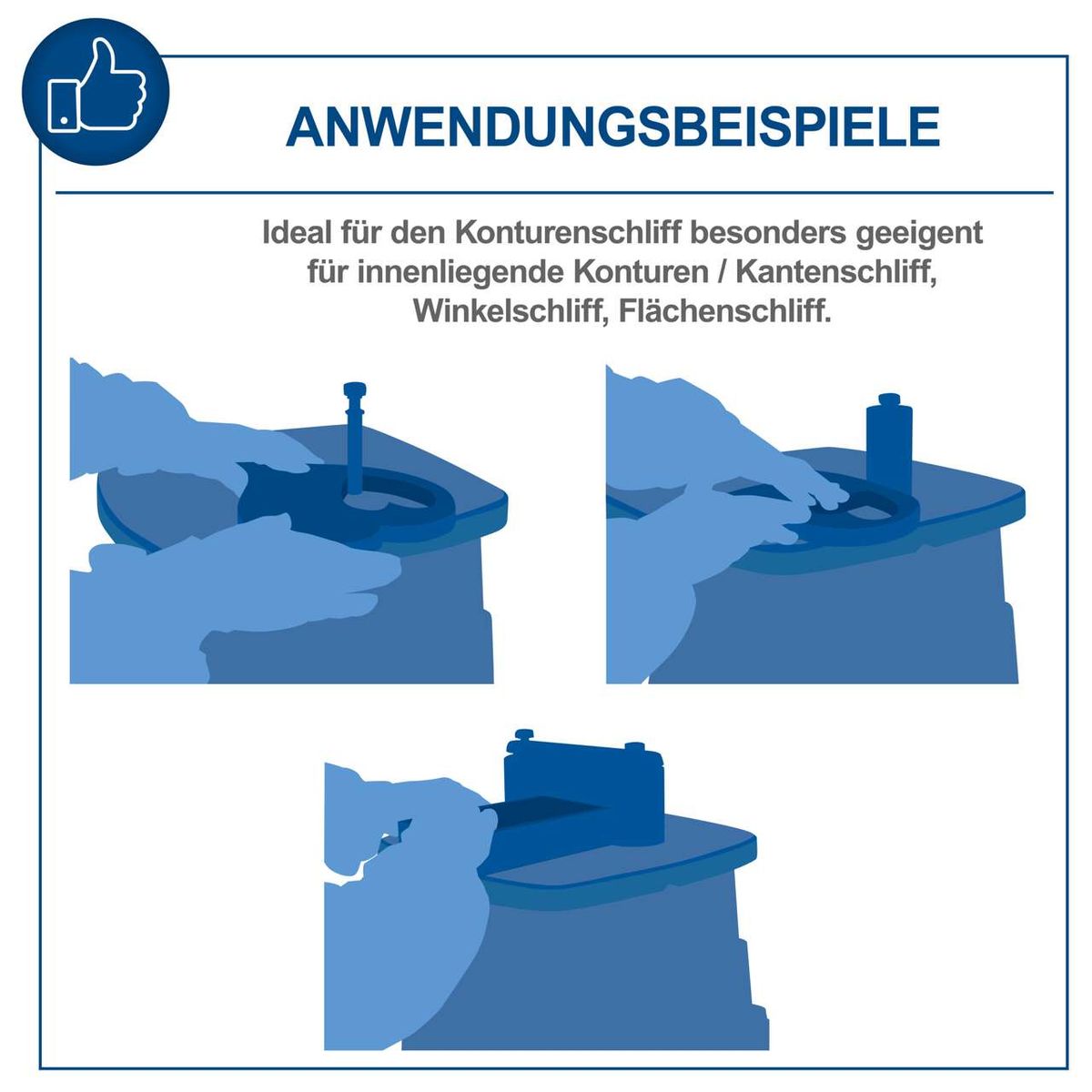 Der Oszillierender Kanten-, Band- und Spindelschleifer OSM600 eignet sich ideal für den Konturenschliff, besonders für innenliegende Konturen, Kantenschliff, Winkelschliff und Flächenschliff.
