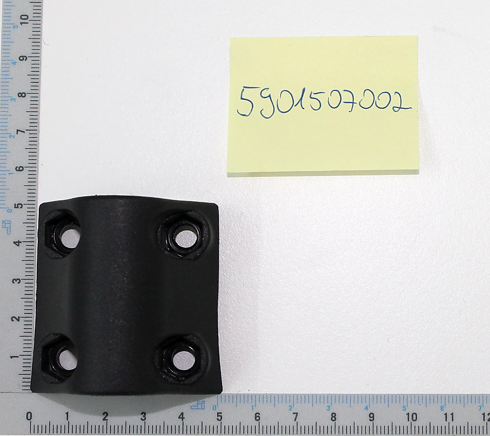 Griffbefestigung mit vier Bohrungen für Montageelemente – Teil der Serie 5901507002