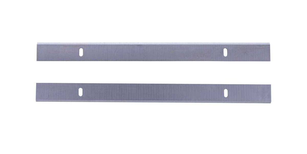 Hobelmesser HSS 210 x 16,5 x 1,5 mm, 2 Stück, von vorne gezeigt.