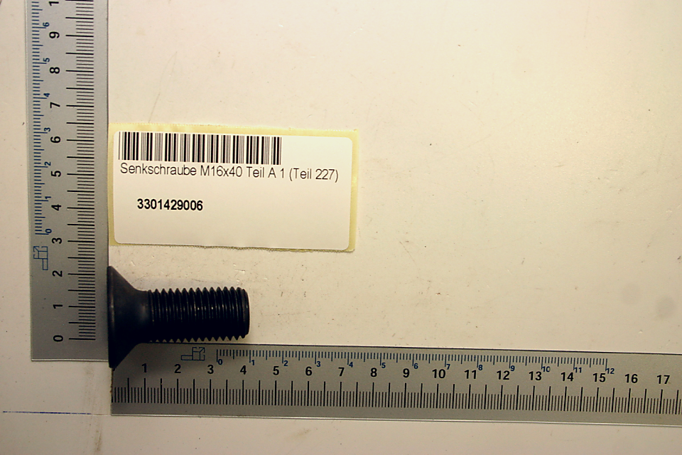 Senkschraube M16x40, Teil A (3301429006) – Scheppach
