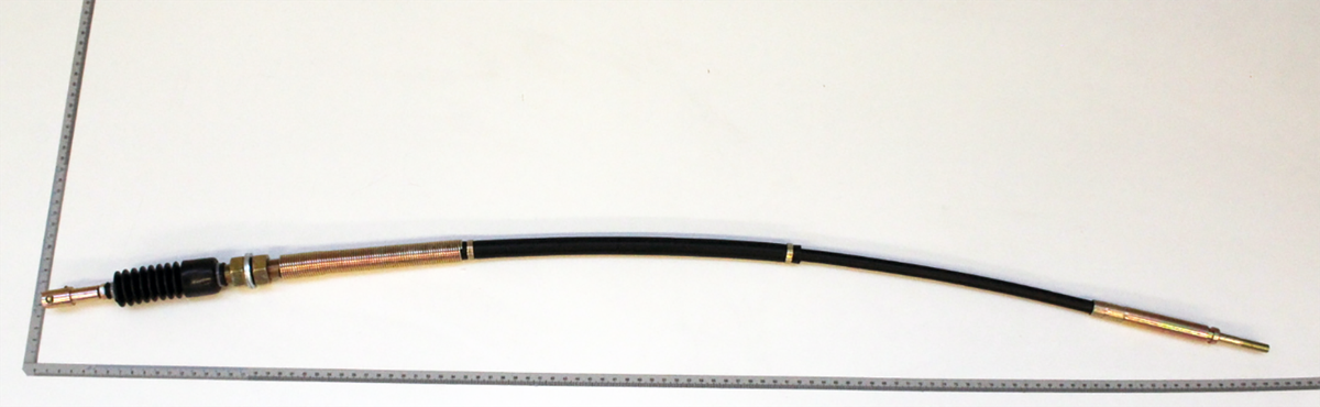 Bowdenzug für Richtungswechsel, von links gezeigt.