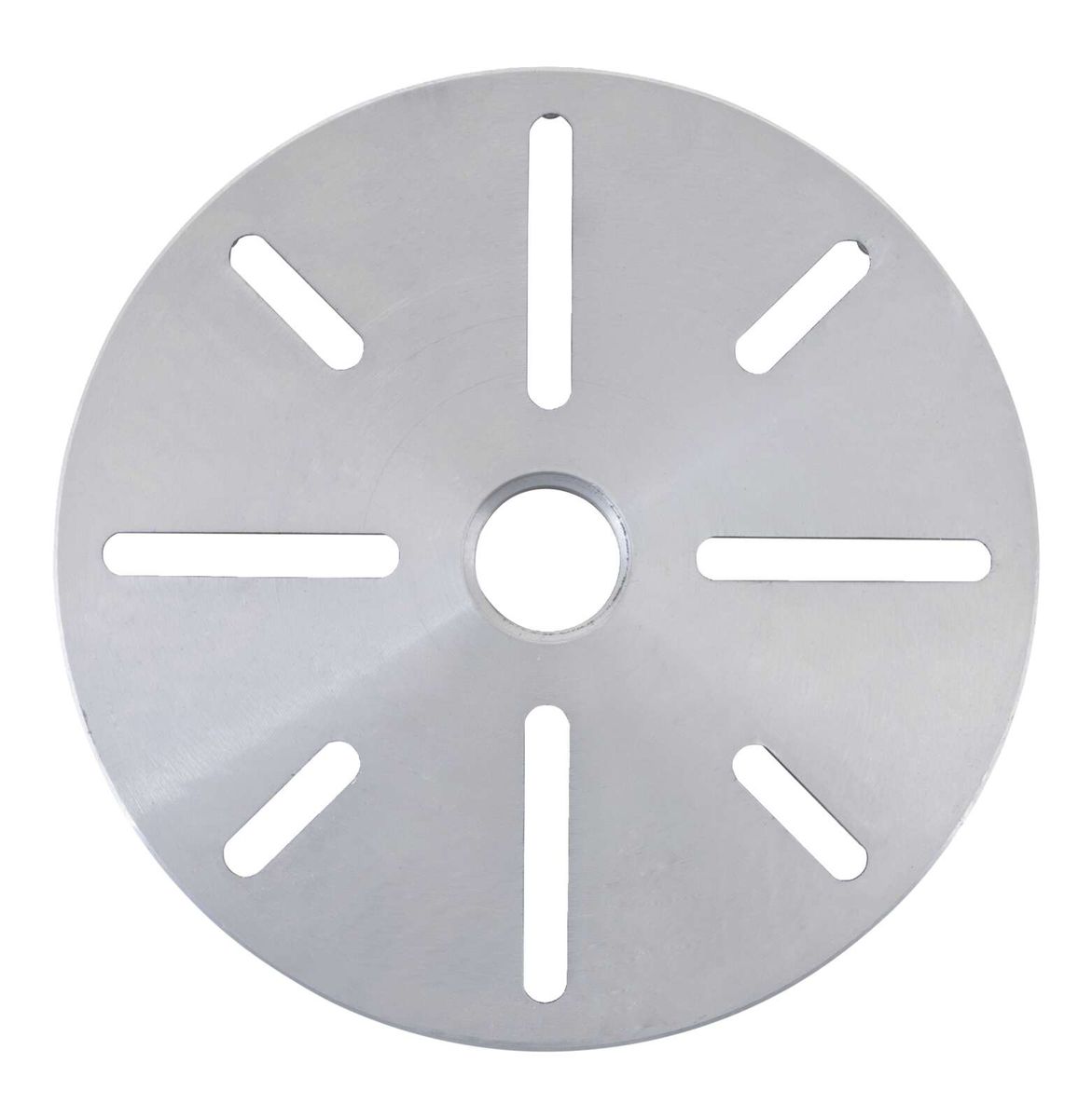 Scheppach Planscheibe mit Bohrungen für M33-Schrauben und Durchmessern für 3,5 mm