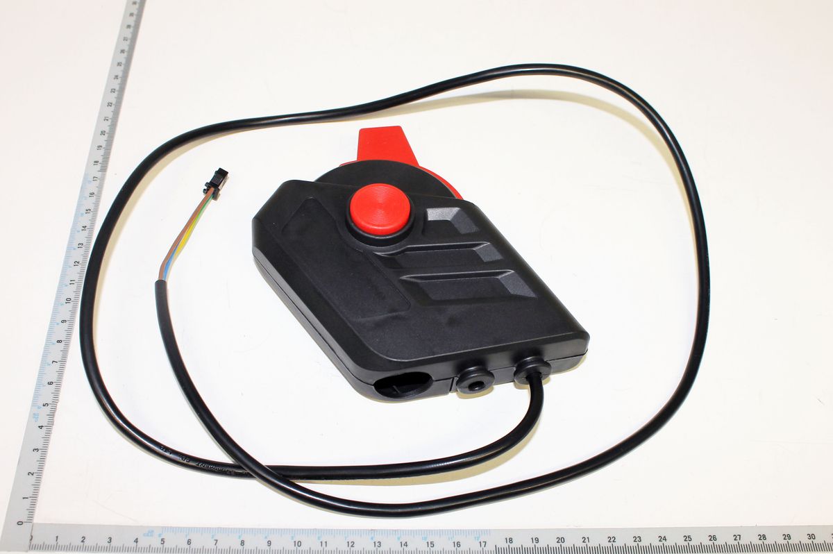 Scheppach-Steuersatz mit mechanischer Skala und Bedienelementen