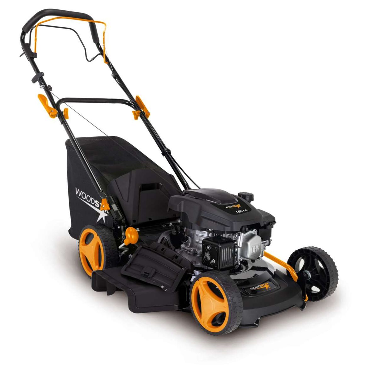 Scheppach Benzinrasenmäher TT161-46S mit Mulchfunktion und Radantrieb