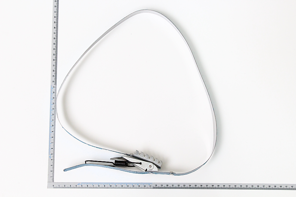 Scheppach-Verschlussband mit Messschnalle für Filterbeutel