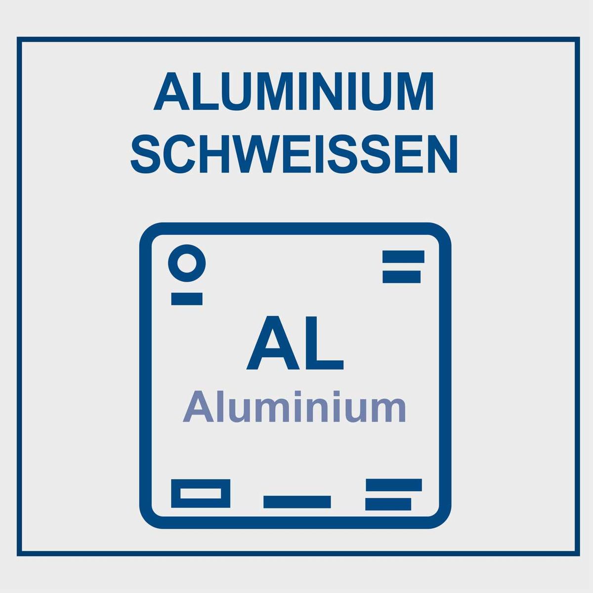 Aluminium Schweissen mit dem Schweissgerät Fülldraht WSE5000-Multi Scheppach. Geeignet für AL (Aluminium).