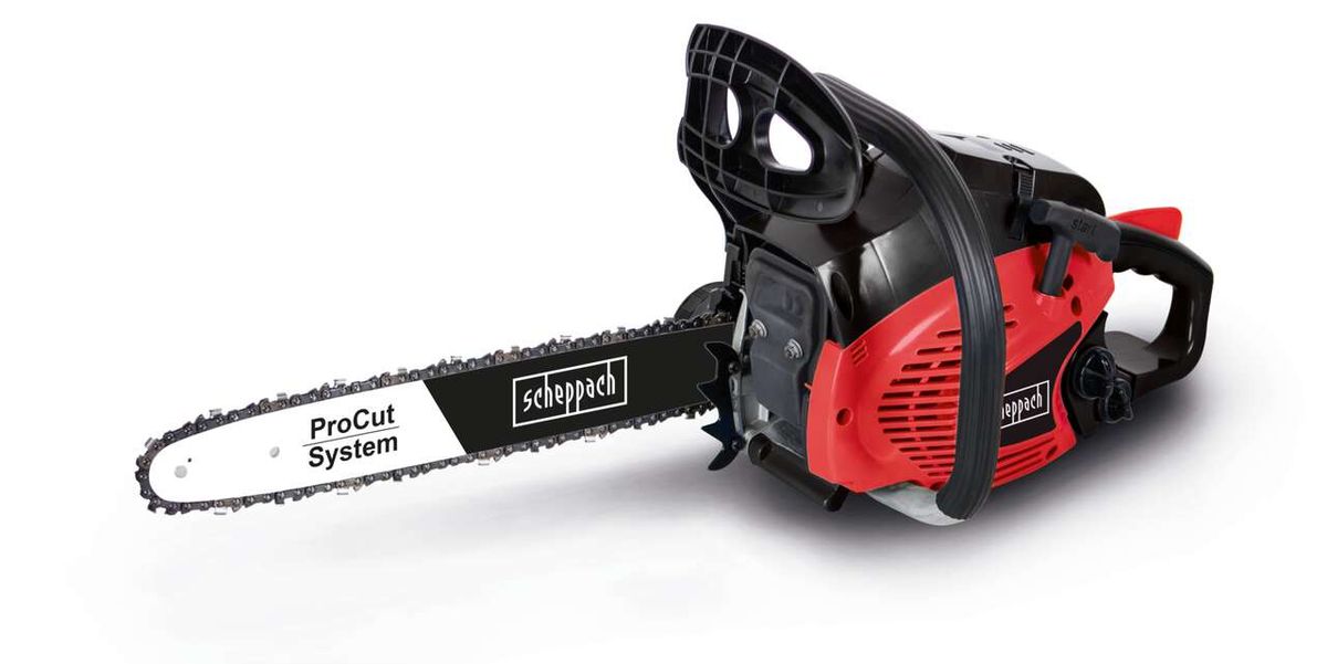 Scheppach-Kettensäge mit ProCut-System und automatischer Ketten Schmierung