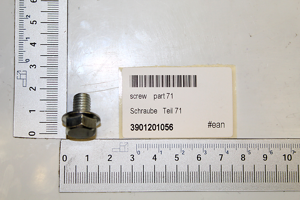 Scheppach-Schraube (Teil 71) mit EAN-Code 3901201056