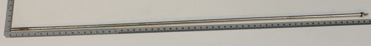 Scheppach-Messskala mit Millimeter- und Zentimetermarkierungen für präzise Messungen