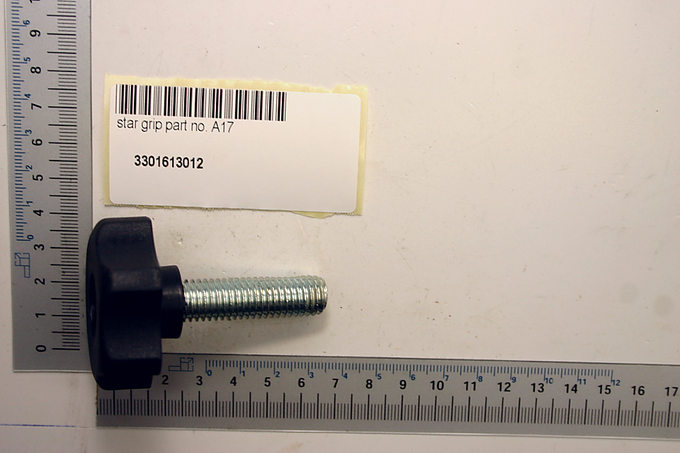 Scheppach-Sterngriffschraube (Teil A17) mit integriertem Grip