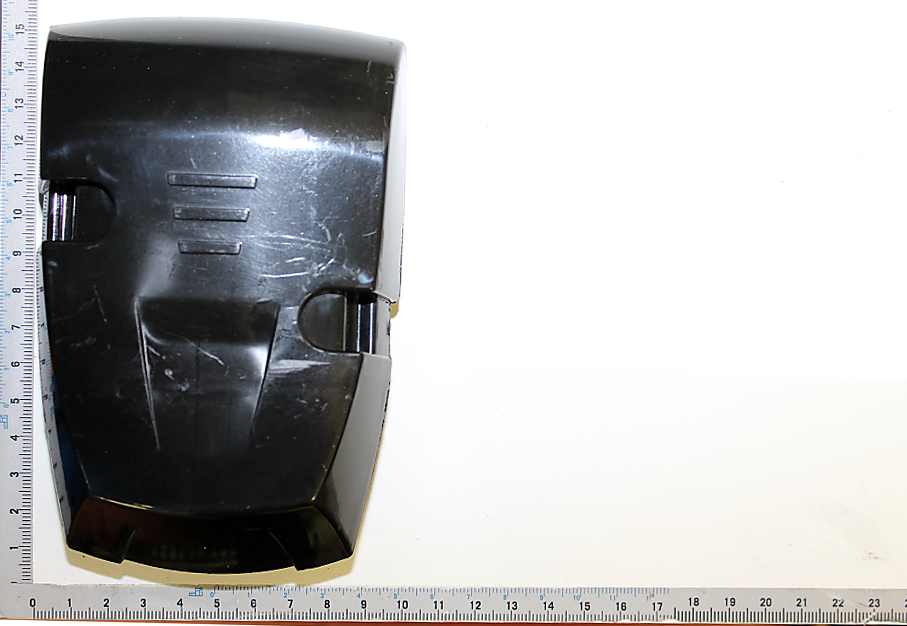 Luftfilterabdeckung von Scheppach, Ansicht von vorne.