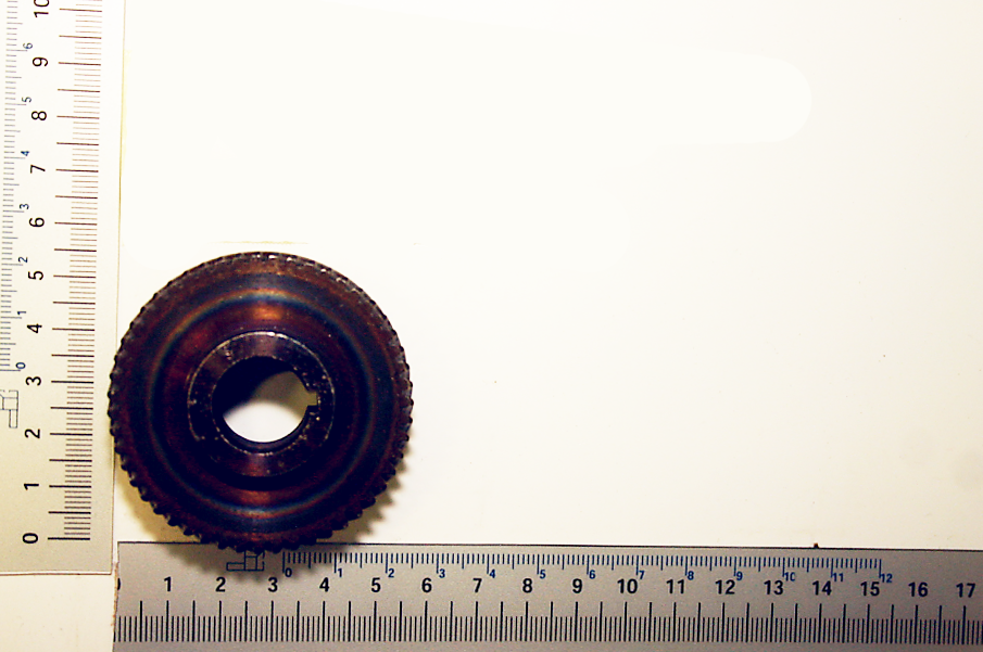 Scheppach Zahnrad mit Innenbohrung, Maßstab für Referenz