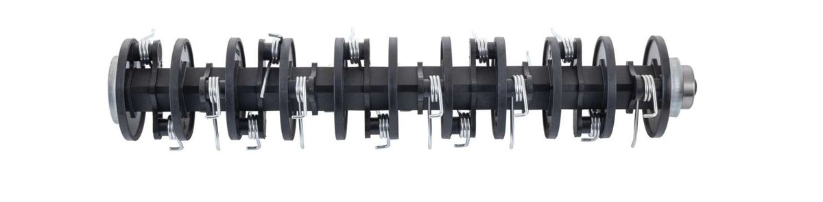 Scheppach Lüfterwalze SC32 – mechanische Lüfterwalze mit spiralförmigen Elementen