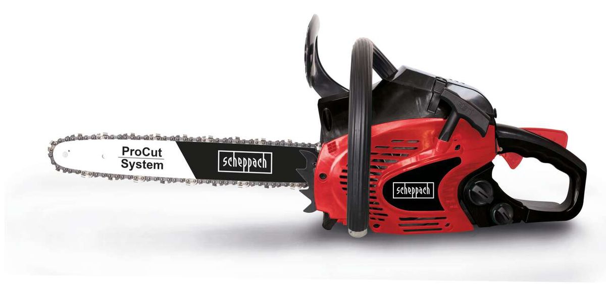 Scheppach-Kettensäge mit ProCut-System, 40 cm Schwertlänge