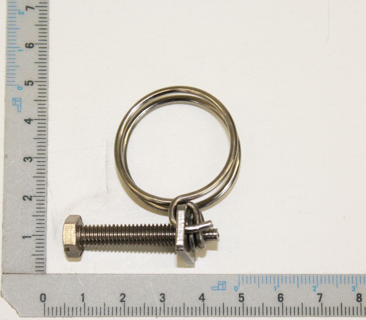 Schelle mit Ring und Befestigungselement für Scheppach-Produkt (Teil 16, Ø25)