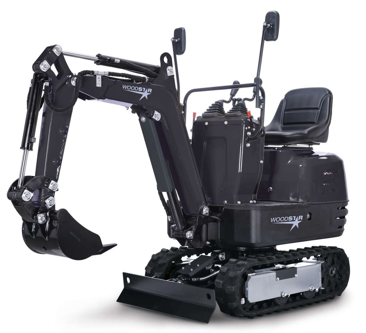 Mini-Bagger WMB800 mit Sitz, Kettenantrieb und Arbeitsausleger