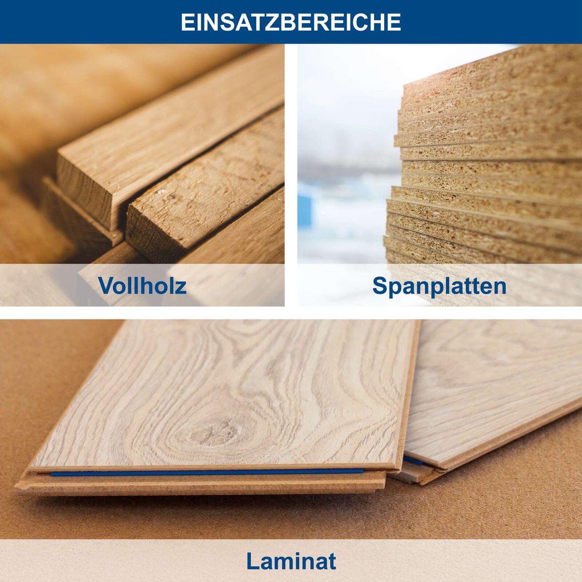 Holzarten und Spanplatten: Vollholz, Spanplatten sowie Laminat als Baustoffe für Möbel und Innenausbau