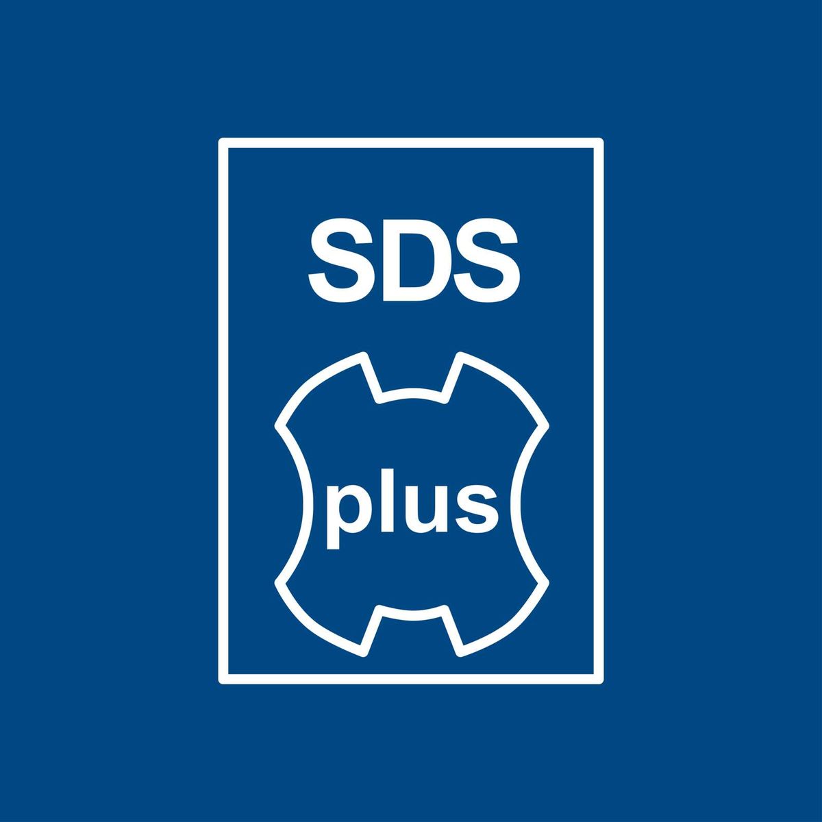 SDS Plus Logo mit Symbol für zusätzliche Funktionen