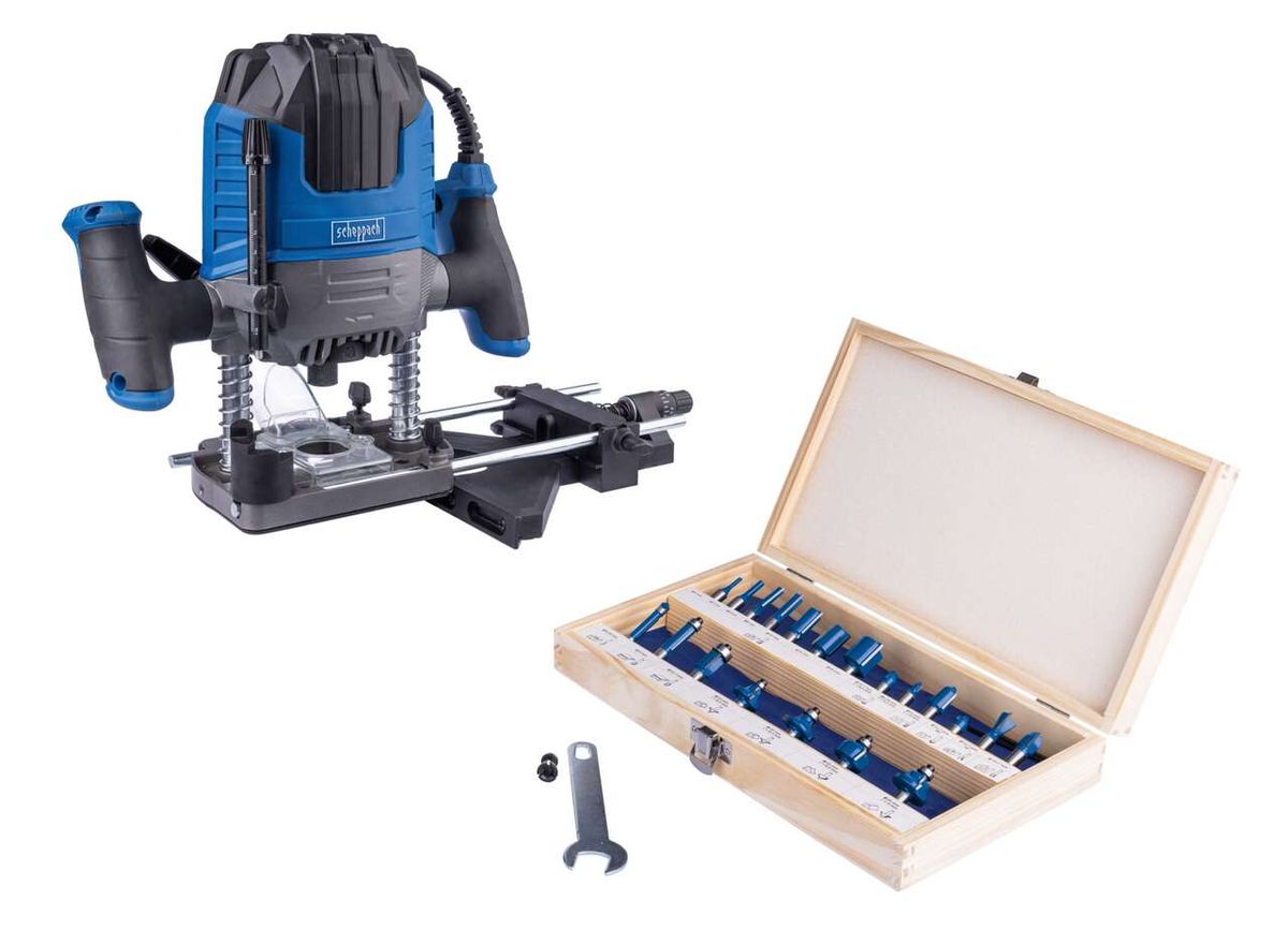 Scheppach-Zubehör für Tischkreissäge mit Beutel für Dübel und Werkzeugset